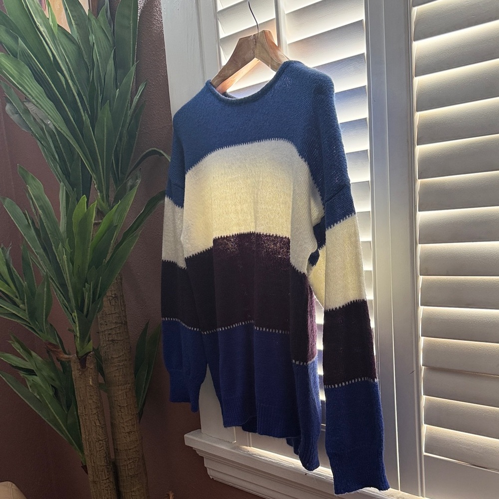 Vintage Colorblock Sweater